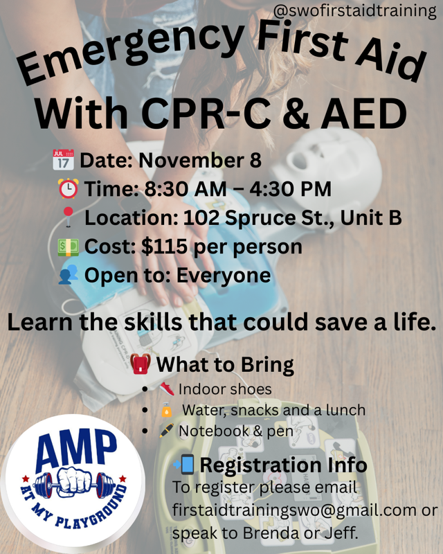 First Aid/ CPR Training 